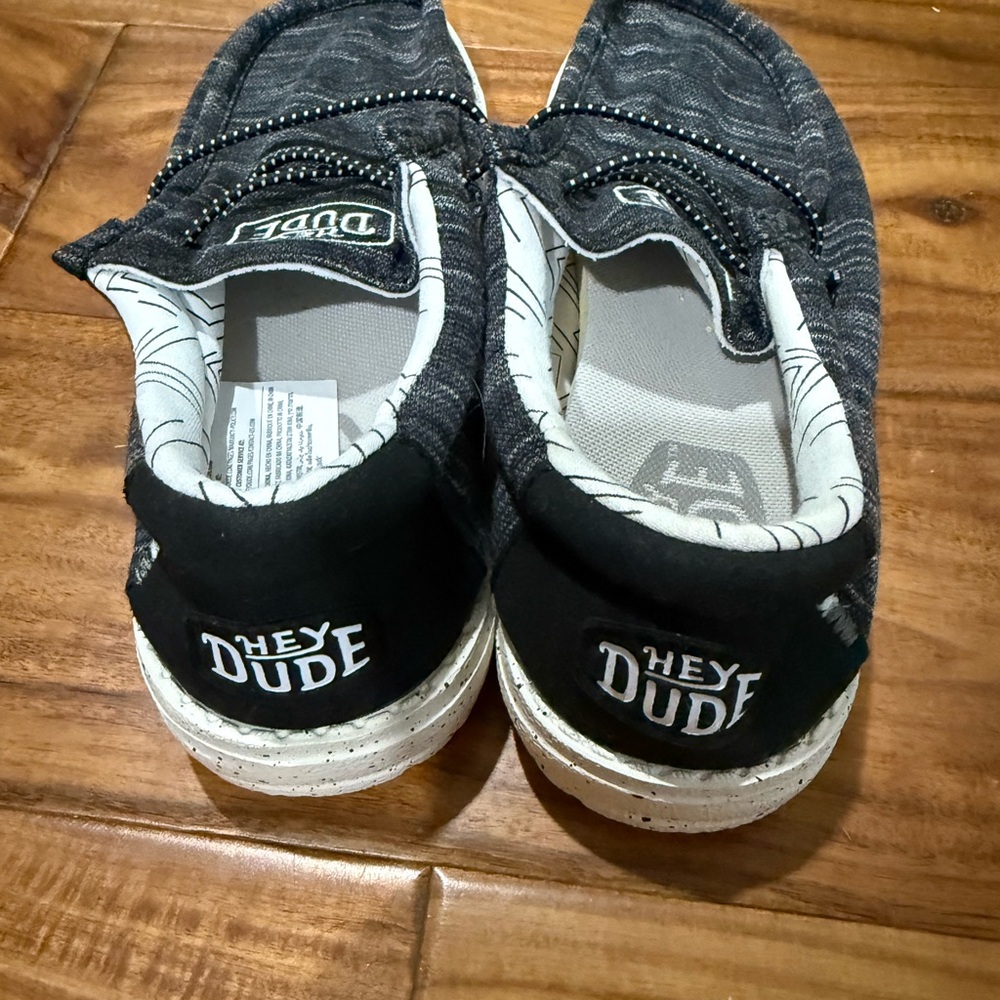 Hey Dude Boys’ Charcoal Slip-On Loafers - Picture 4 of 5